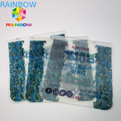 Przezroczysta torba z PCV na bikini, plastikowa torba na ramię EVA z zamkiem