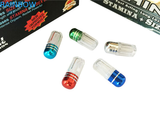 Red Rhino 69 Kapsułki do powiększania penisa Jar Bullet / Sex Pills Plastikowe butelki z lekami