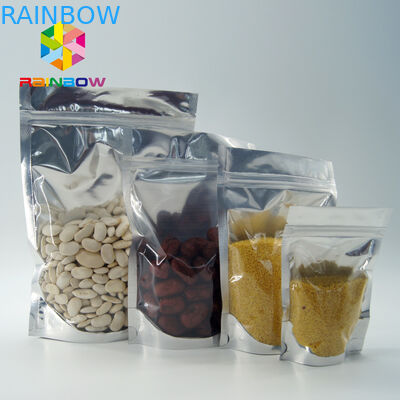 PET / PE Folia aluminiowa Futerał Opakowanie Folia przezroczysta Folia Stand Up Ziplock Bag