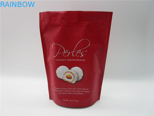 Niestandardowe drukowane wielokrotnego użytku Stały torby Ziplock Cookie Chips Foil Bag Packaging