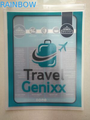 Wyczyść przezroczysty worek Pvc, woreczek na ubrania Pvc Wieszak na trzy uszczelki boczne