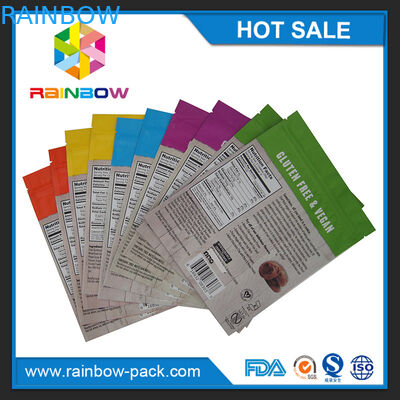 250g folia aluminiowa z matowym nadrukiem Mylar Stand Up Ziplock Cookies Packaging Pouch Bag