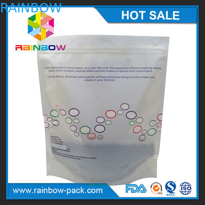 Matte Dostosowane logo Drukowanie Stand up up Ziplock Pouch z dolnym klinem