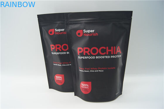 Wysokiej jakości torba z folii aluminiowej do stawiania w stojaku z zamkiem błyskawicznym