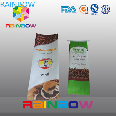 12 uncji worka na kawę White Side Gusset With Valve / Custom Printing