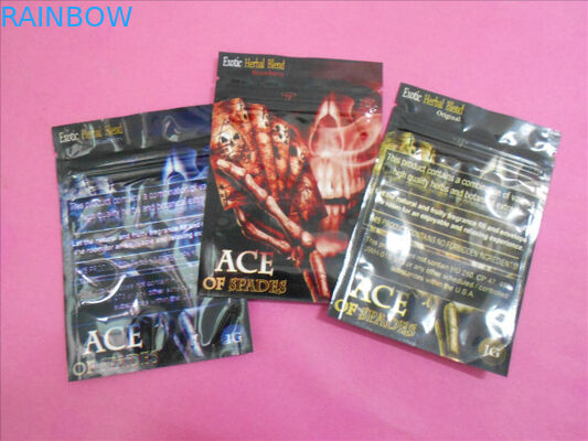 California Dream Ziołowy pojemnik na kadzidełka Płaskie etui na suwak Chemiczna pigułka THC Saszetka