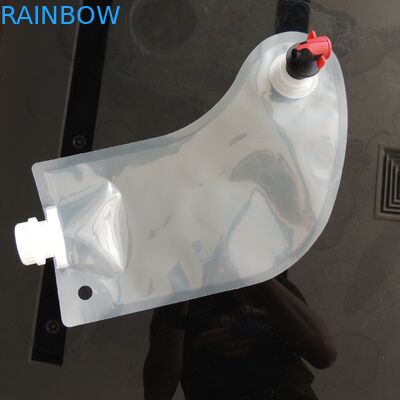 Gorąca sprzedaż świątecznych pończoch1L woreczek na wino / napoje / owoce przezroczyste do wina