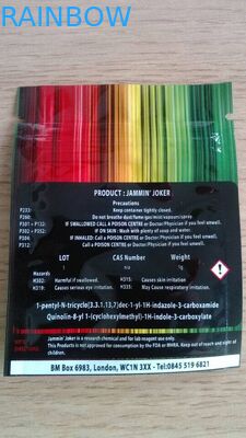 Kolorowe drukowanie ziplock Ziołowa torba na kadzidełka na 1g Jammin Joker