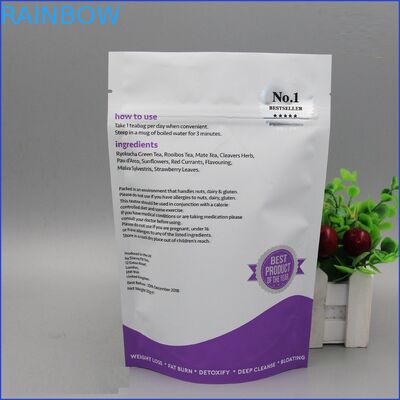 Etykiety prywatne woreczki z folii aluminiowej w proszku w woreczku na zamek / 1 kg 500 g w proszku z proszkiem proteinowym serwatki / 250 g proszku w proszku doypack