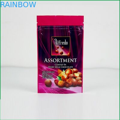 Niestandardowa torba na suwak z logo do torby do pakowania czekolady / czekolady