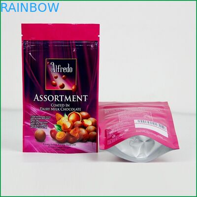 Niestandardowa torba na suwak z logo do torby do pakowania czekolady / czekolady