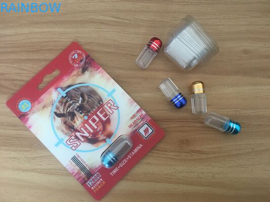 Gorąca sprzedaż tabletki wzmacniające męskie Rhino kartą opakowania i wyświetlacz z efektem 3D