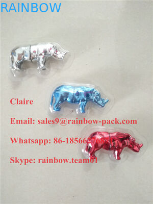 Hurtownia USA nosorożca opakowanie blister 3D karta do pojemnika na kapsułki Go Rhino / bullet / bottle