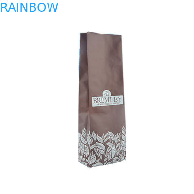Płaskie dno Food Grade Eco Friendly Stand Up Pouches Coffee Packaging Odgazowywanie zaworu