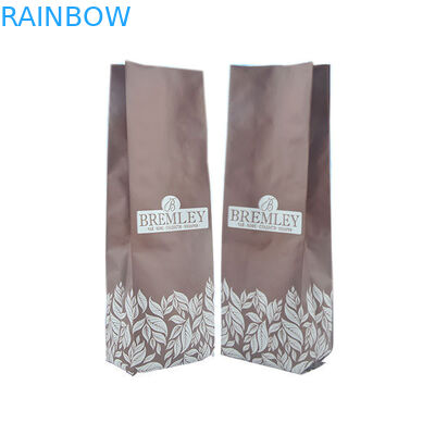 Płaskie dno Food Grade Eco Friendly Stand Up Pouches Coffee Packaging Odgazowywanie zaworu