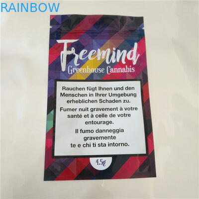 Cbd Thc Fudge Seeds termicznie zamykane plastikowe torby, saszetka z folii aluminiowej do gumy Cbd