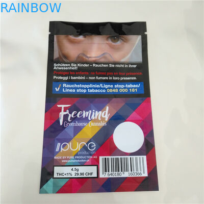 Cbd Thc Fudge Seeds termicznie zamykane plastikowe torby, saszetka z folii aluminiowej do gumy Cbd