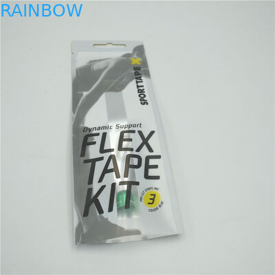 Wiszące dno otwarte plastikowe opakowania, trójstronna saszetka z nadrukiem