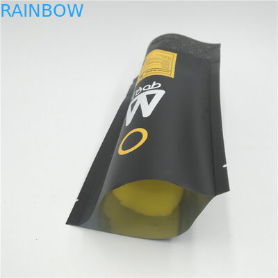 Biodegradowalne torby na ziarna kawy etiopskiej 500 gramów 16 oz z zamkiem