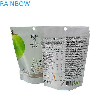 Niestandardowe woreczki foliowe z nadrukiem foliowane Laminowane torby mylarowe Ziplock do cukierków