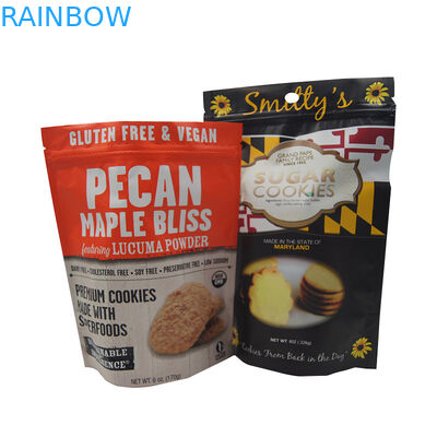 Torba do pakowania w stójkę, woreczki z tworzywa sztucznego, do ciastek z kawałkami czekolady