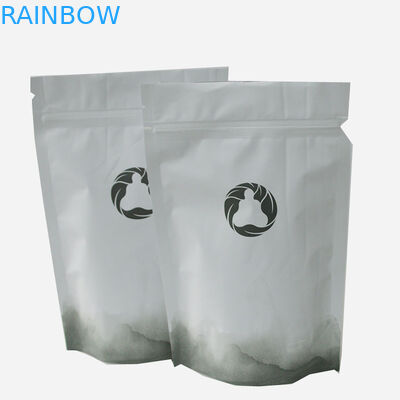 Fałdy boczne Resealable Plastic Coffee bags Folia aluminiowa Coffee Bean Packaging