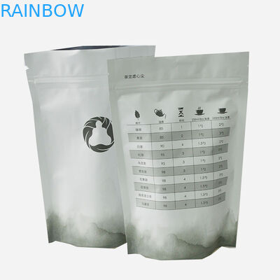 Fałdy boczne Resealable Plastic Coffee bags Folia aluminiowa Coffee Bean Packaging