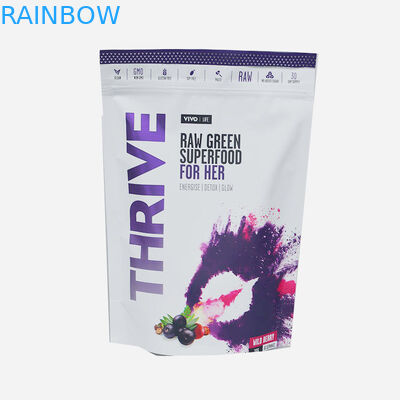 Zindywidualizowane opakowanie na nakrętki zamykane na zsypkę z tworzywa sztucznego do torebki na proszek