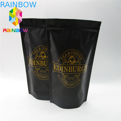 Stand Up Torebki z tworzywa sztucznego Pakowanie torby na kawę z zamkiem błyskawicznym i zaworem