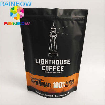 Resealable Ziplock Stand Up Coffee Woreczki do żywności, rozmiar niestandardowy