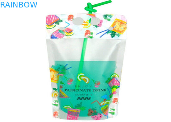 Opakowania 100 ml / 200 ml przezroczyste Stand Up Full Color Printing With Zipper