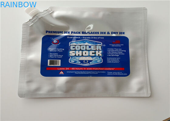 Supermarket Owoce morza Jednorazowe folia aluminiowa izolowana torba chłodnicy / worek na lód