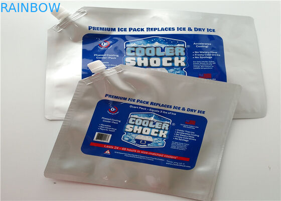Supermarket Owoce morza Jednorazowe folia aluminiowa izolowana torba chłodnicy / worek na lód