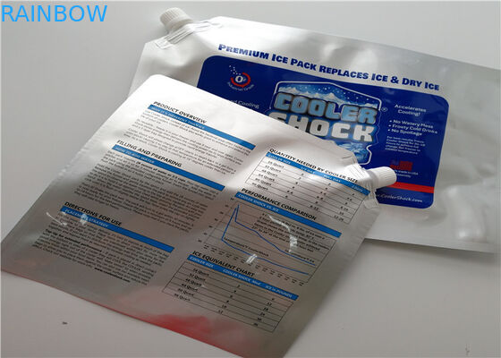 Supermarket Owoce morza Jednorazowe folia aluminiowa izolowana torba chłodnicy / worek na lód