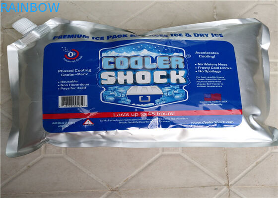 Supermarket Owoce morza Jednorazowe folia aluminiowa izolowana torba chłodnicy / worek na lód