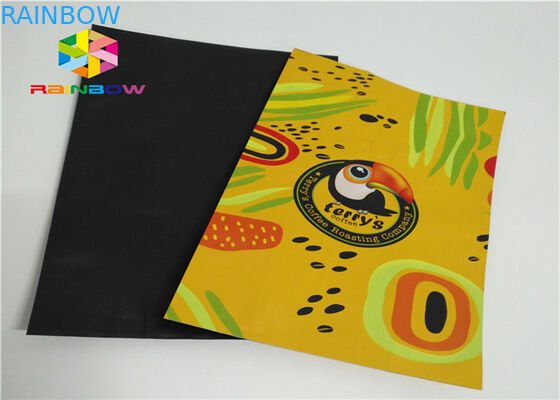 Torebka do pakowania kawy z bocznym klinem z nadrukiem na kawę do kawy palonej z woreczkiem na kawę z zaworem i cyny