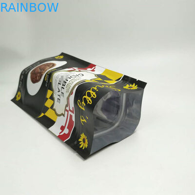 Stand Up Snack Bag Opakowanie Three Side Seal Round Corner With Zipper