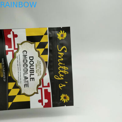 Stand Up Snack Bag Opakowanie Three Side Seal Round Corner With Zipper