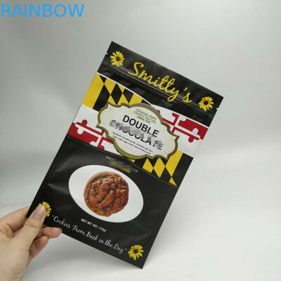 Stand Up Snack Bag Opakowanie Three Side Seal Round Corner With Zipper