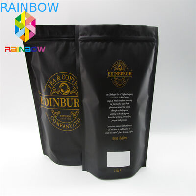 Laminowana folia aluminiowa woreczki foliowe, pakowane w folię, worki z zaworem termicznym