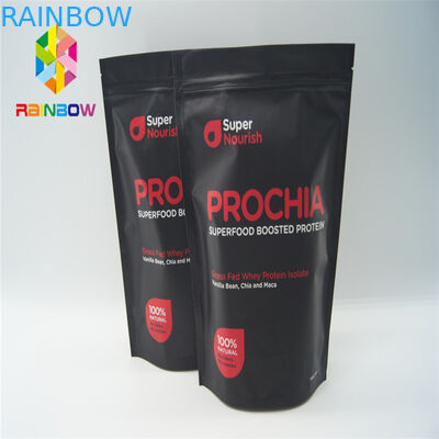 Indywidualne nadruki Stand Up Bags Tear Notches Snacks / Candy / Biscuits