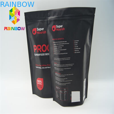 Indywidualne nadruki Stand Up Bags Tear Notches Snacks / Candy / Biscuits