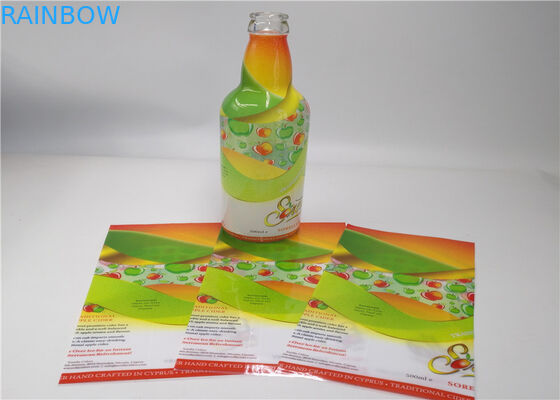 Wodoodporne etykiety termokurczliwe PET / PVC