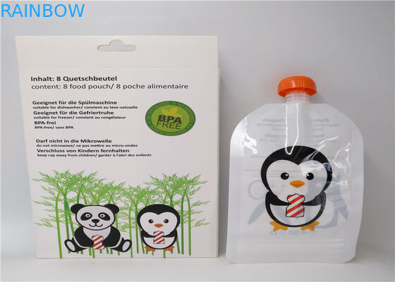 Przezroczysta torba z płynnym wylewem do pakowania napojów / napojów energetycznych