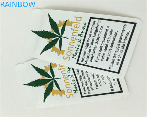 Front Side Clear Dostosowane torby papierowe na proszek / słodycze / kawę