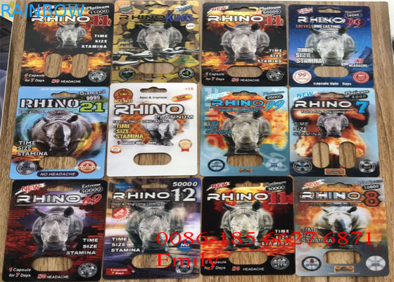 Wygodne opakowanie tabletek Rhino Opakowanie blistrowe z wytłoczonym efektem powierzchni