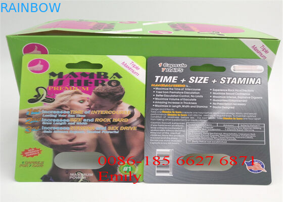 Opakowanie kartonowe z bibułką dla wszystkich kapsuł FX9000 Penis Power Capsules