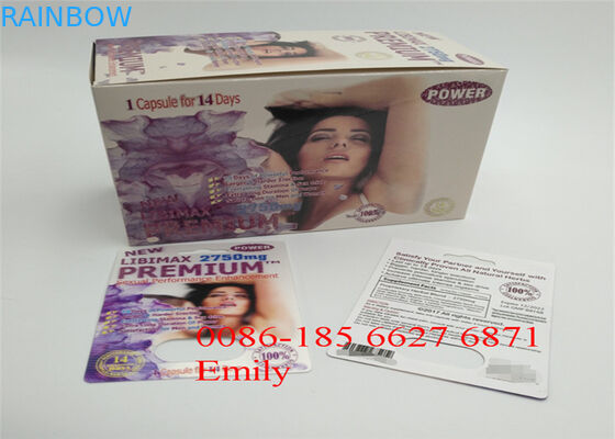 Opakowanie kartonowe z bibułką dla wszystkich kapsuł FX9000 Penis Power Capsules