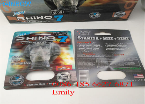 Opakowanie kartonowe typu Blister OEM do ulepszania opakowania kapsułek Max Man