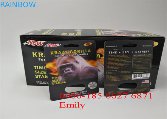 Opakowanie kartonowe typu Blister OEM do ulepszania opakowania kapsułek Max Man